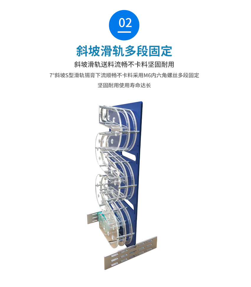 透明先進(jìn)先出架固定方式