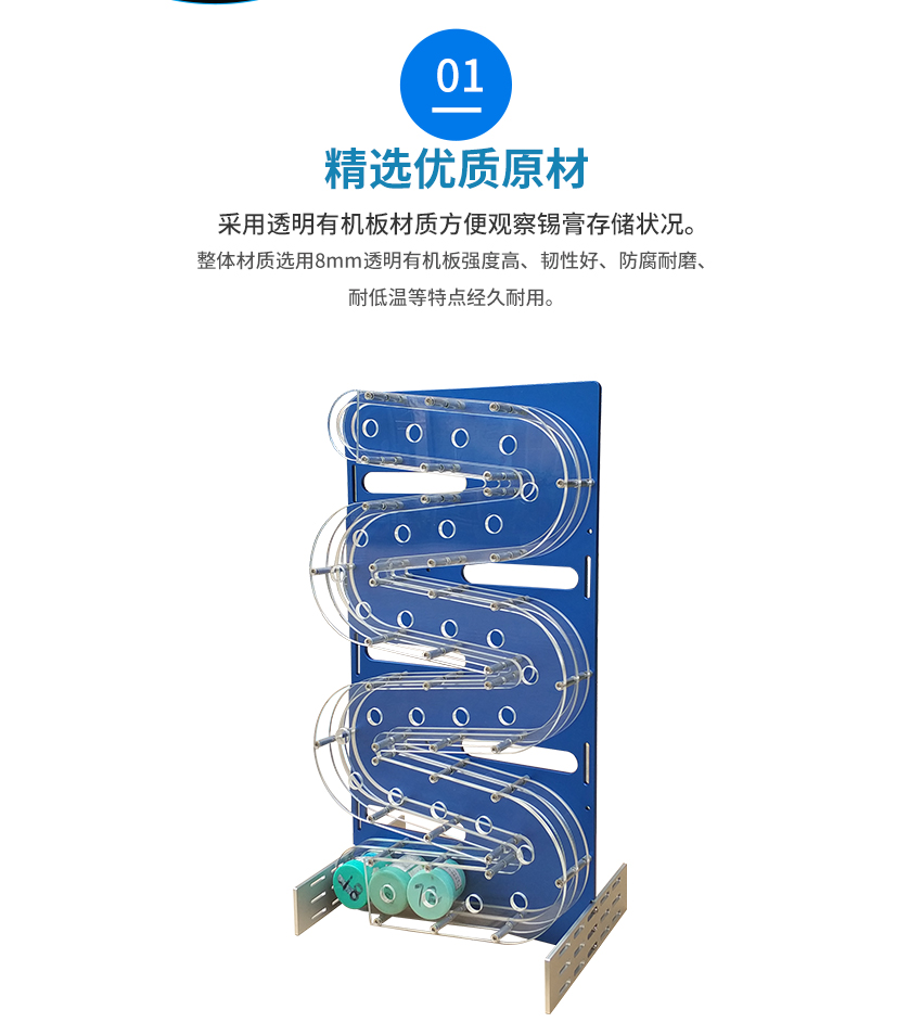 透明先進(jìn)先出架滑軌式設(shè)計